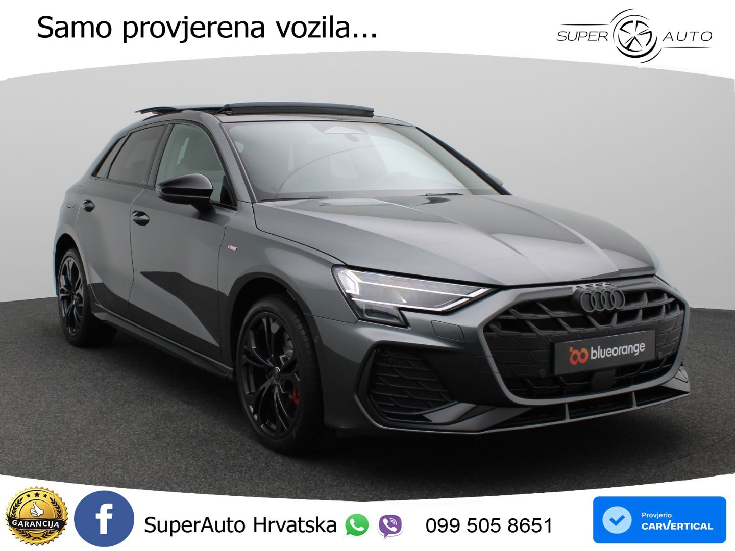 Audi A3 45 TFSIe (272 KS) S tronic S line MATRIX+GR SJED+KAM