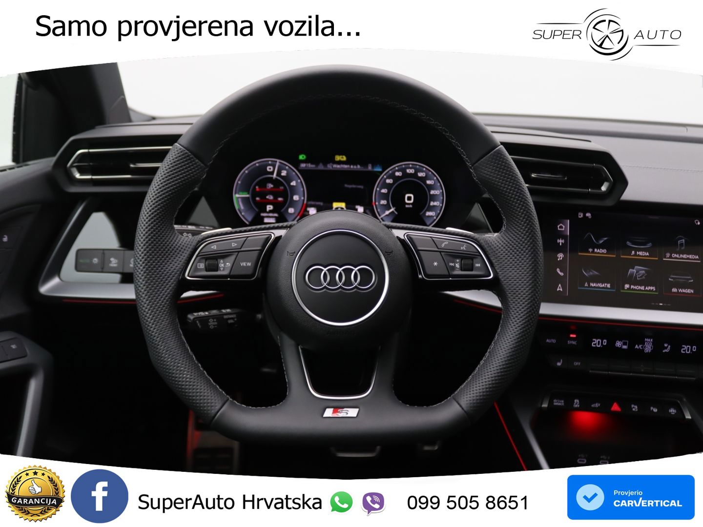 Audi A3 45 TFSIe (272 KS) S tronic S line MATRIX+GR SJED+KAM