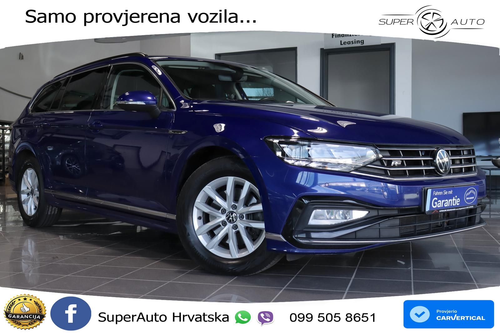 Volkswagen Passat Variant 2.0 TDI (150 KS) DSG R-Line LED+GR SJED+ACC