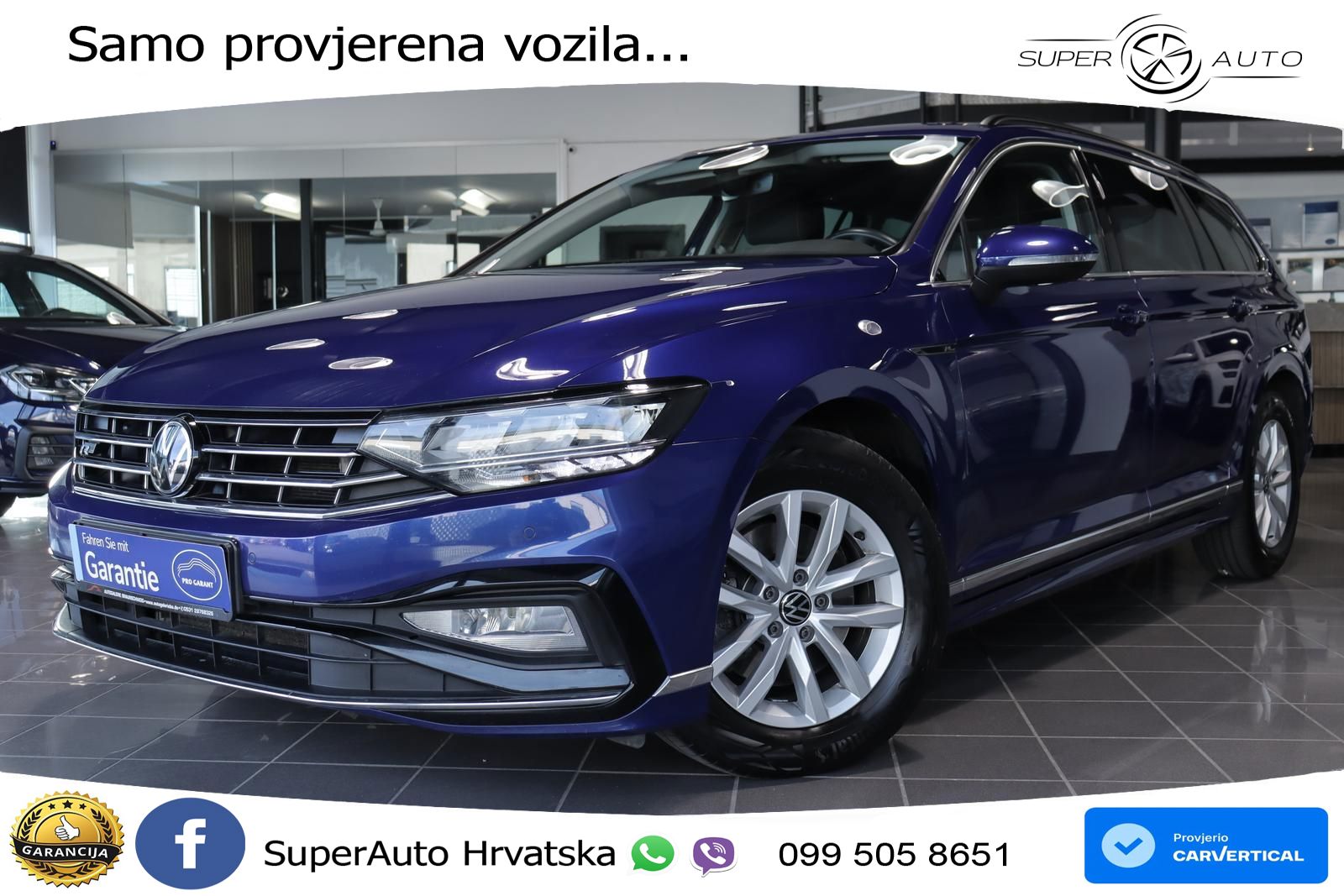 Volkswagen Passat Variant 2.0 TDI (150 KS) DSG R-Line LED+GR SJED+ACC