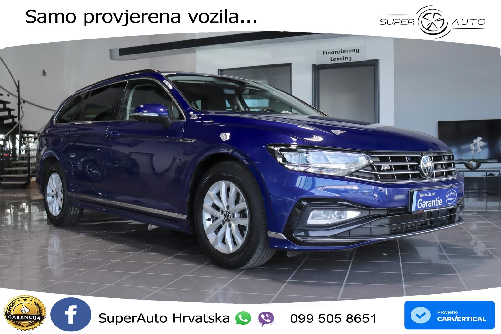 Volkswagen Passat Variant 2.0 TDI (150 KS) DSG R-Line LED+GR SJED+ACC