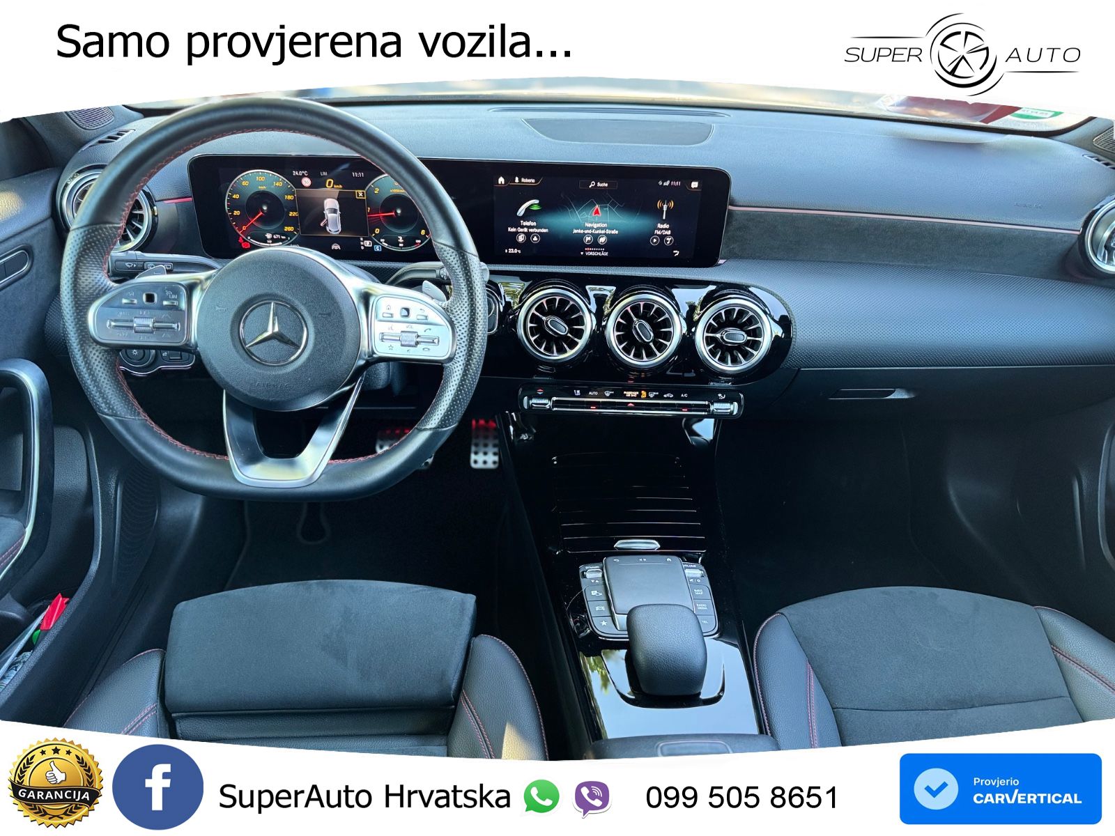 Mercedes-Benz A 220d 8G-DCT AMG LED+GR SJED+ACC