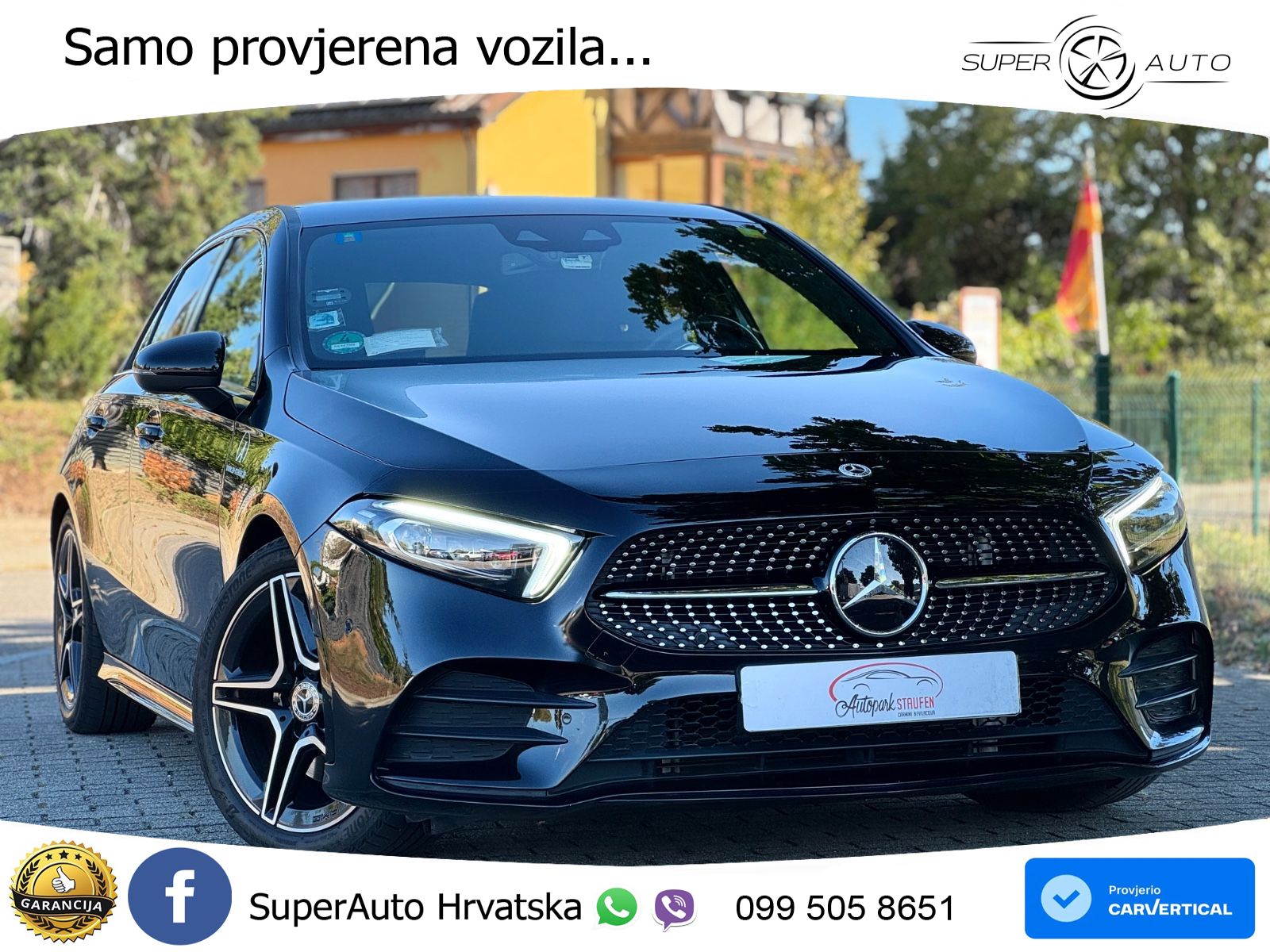 Mercedes-Benz A 220d 8G-DCT AMG LED+GR SJED+ACC