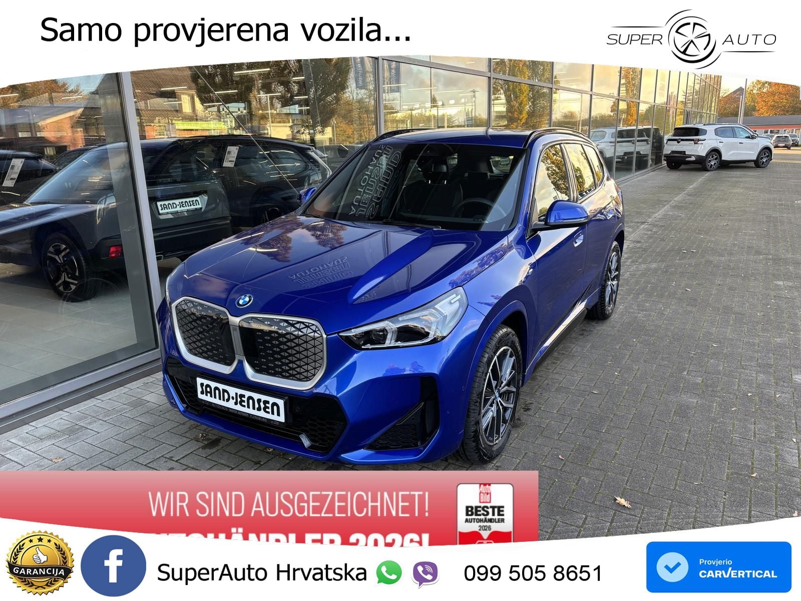 BMW iX1 66.5 kWh (204 KS) eDrive20 M Sport LED+GR SJED+ACC