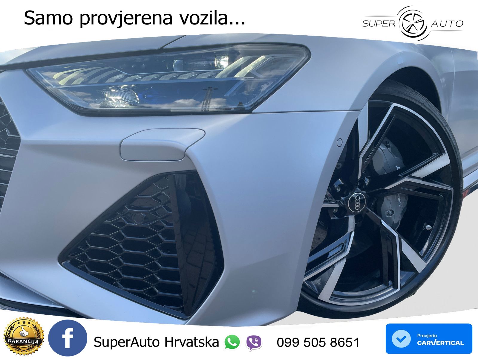 Audi RS6 Avant 4.0 TFSI V8 (600 KS) quattro Tiptronic LED+GR SJED+ACC