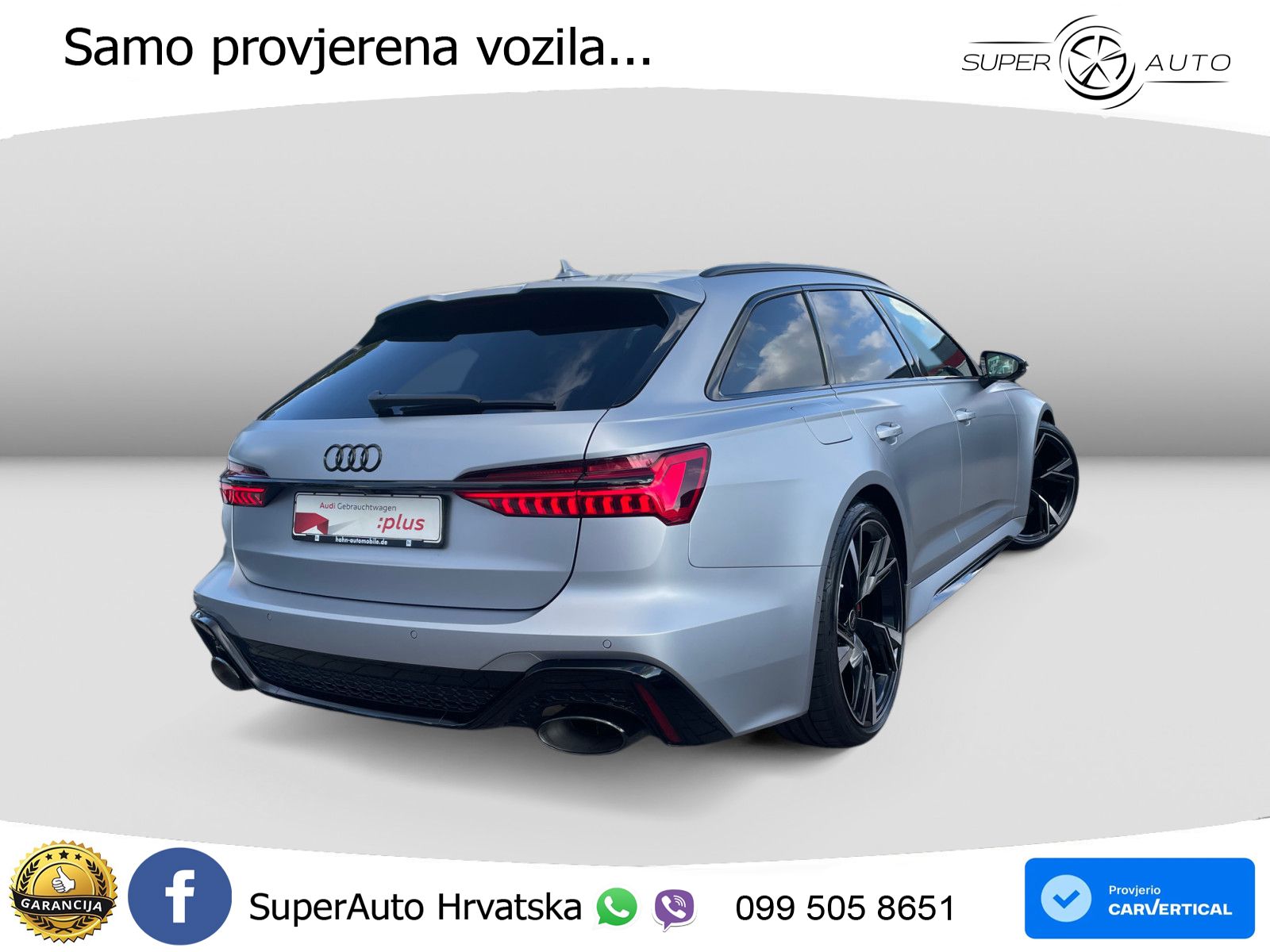 Audi RS6 Avant 4.0 TFSI V8 (600 KS) quattro Tiptronic LED+GR SJED+ACC