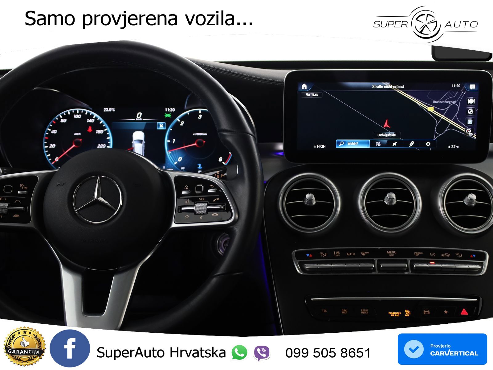 Mercedes GLC 400d (330 KS) 4MATIC 9G-TRONIC AMG ZRAČNI+ACC+GR SJED+360+PANO