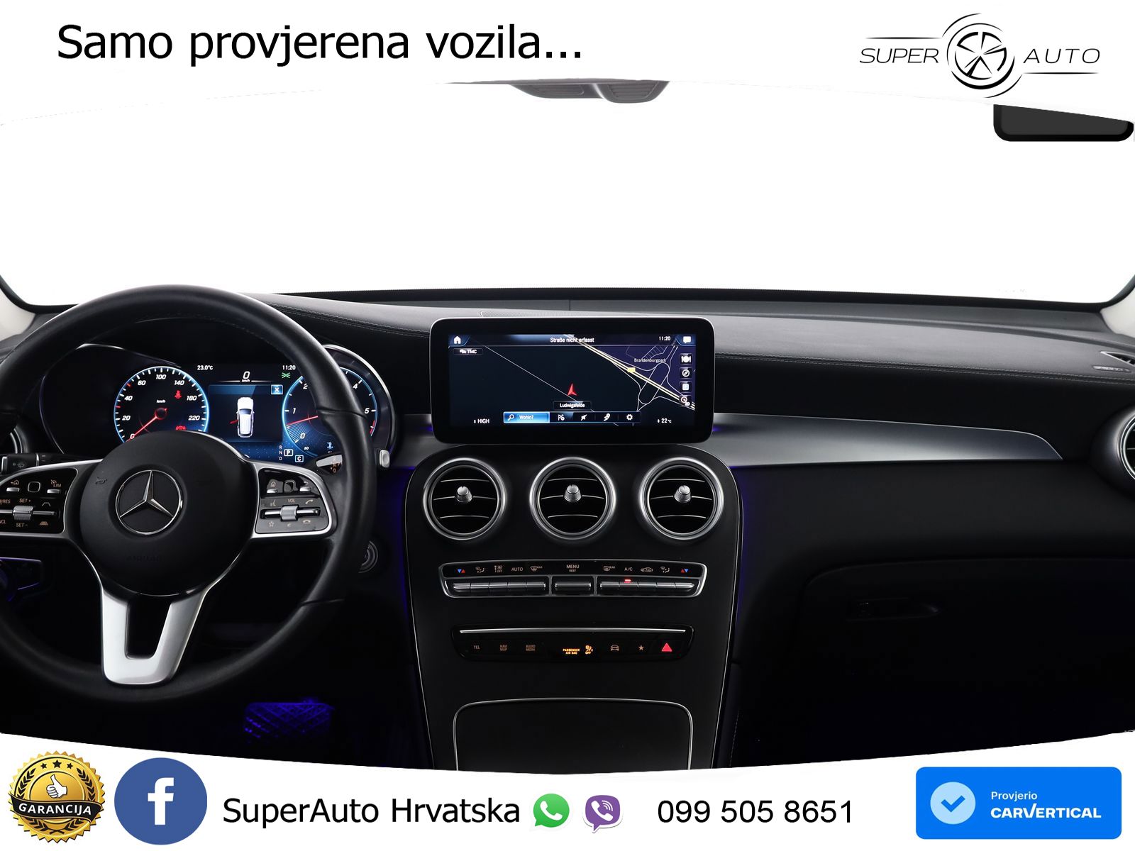 Mercedes GLC 400d (330 KS) 4MATIC 9G-TRONIC AMG ZRAČNI+ACC+GR SJED+360+PANO