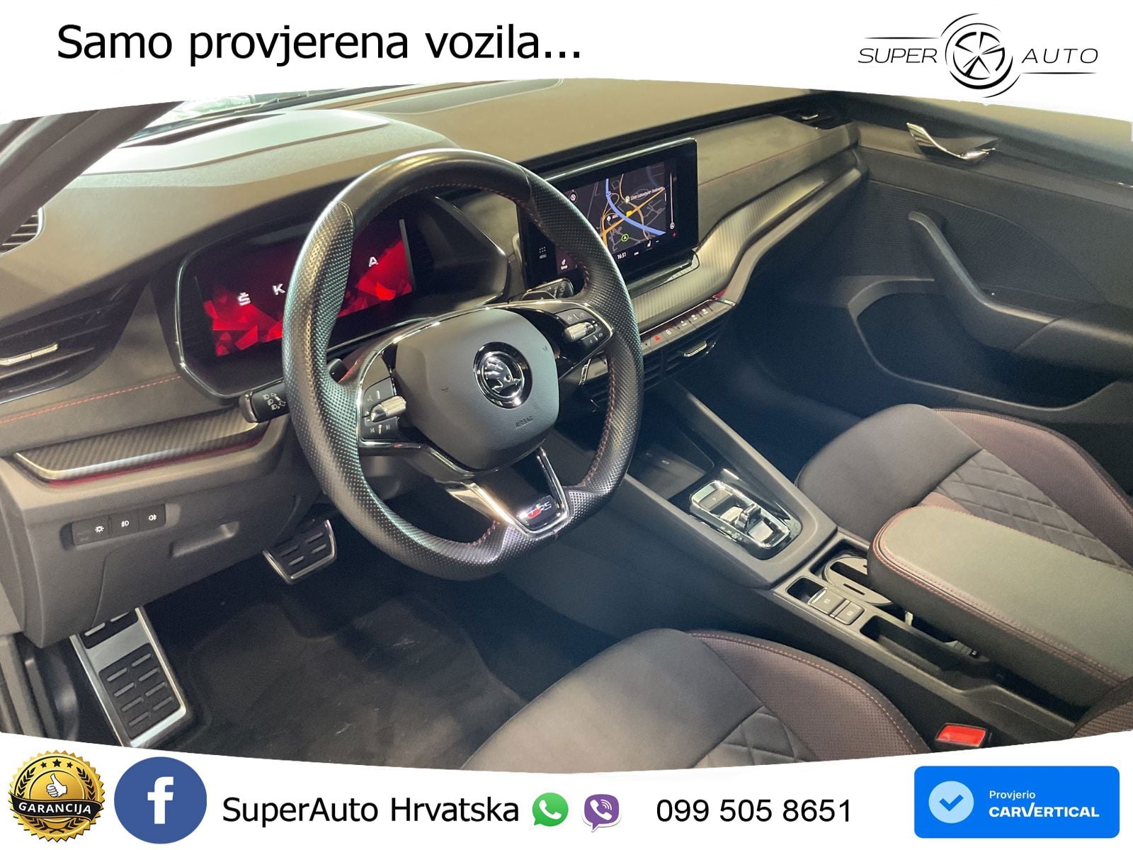 Škoda Octavia Combi RS 2.0 TDI (200 KS) DSG LED+GR SJED+ACC