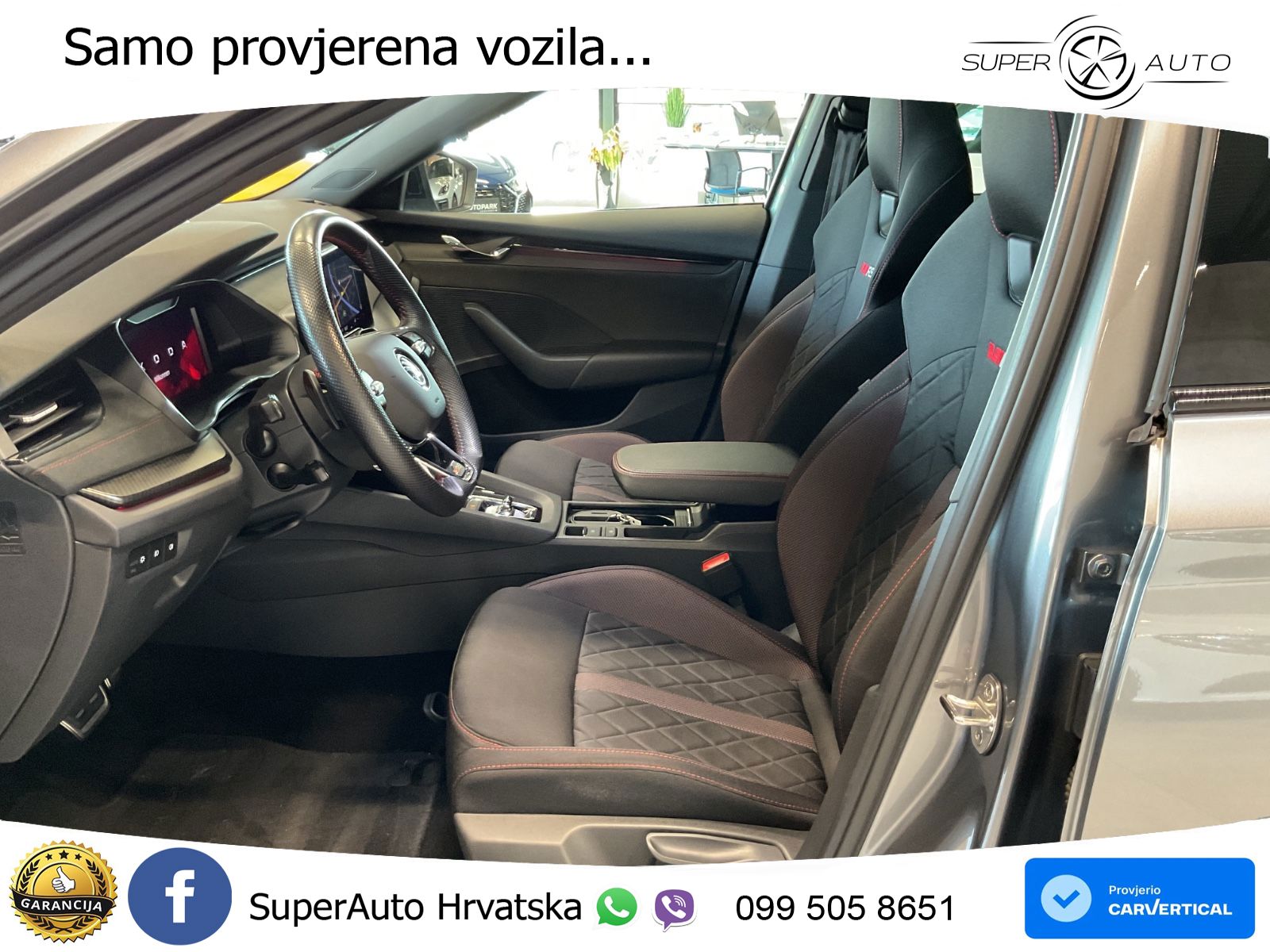 Škoda Octavia Combi RS 2.0 TDI (200 KS) DSG LED+GR SJED+ACC