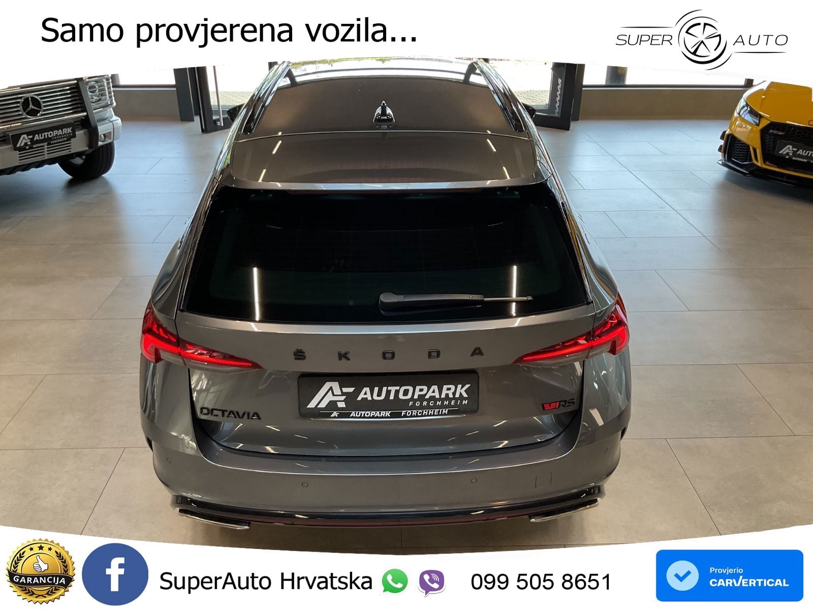 Škoda Octavia Combi RS 2.0 TDI (200 KS) DSG LED+GR SJED+ACC