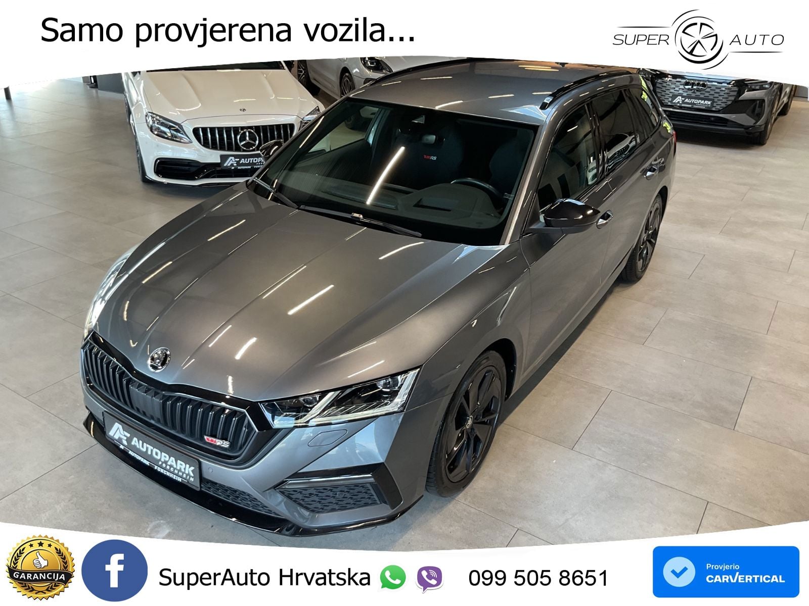 Škoda Octavia Combi RS 2.0 TDI (200 KS) DSG LED+GR SJED+ACC