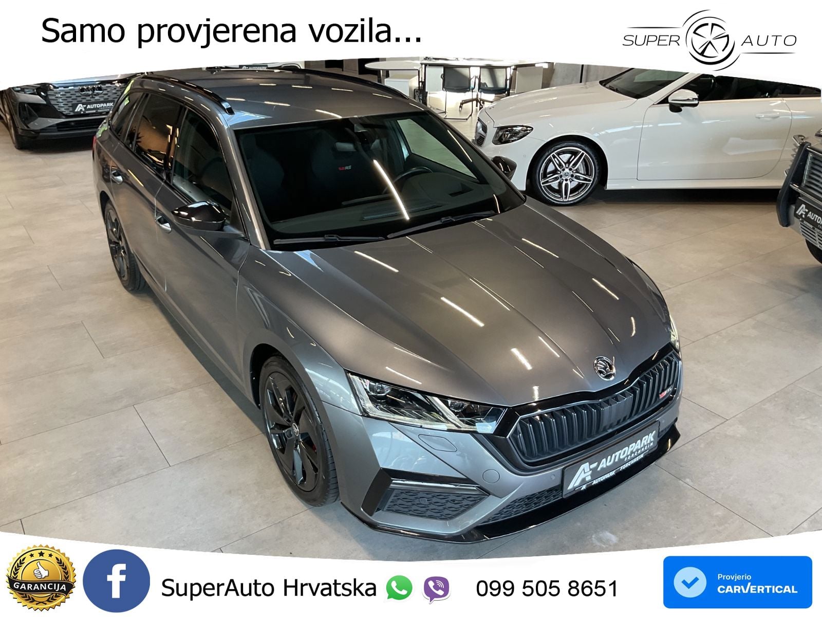Škoda Octavia Combi RS 2.0 TDI (200 KS) DSG LED+GR SJED+ACC
