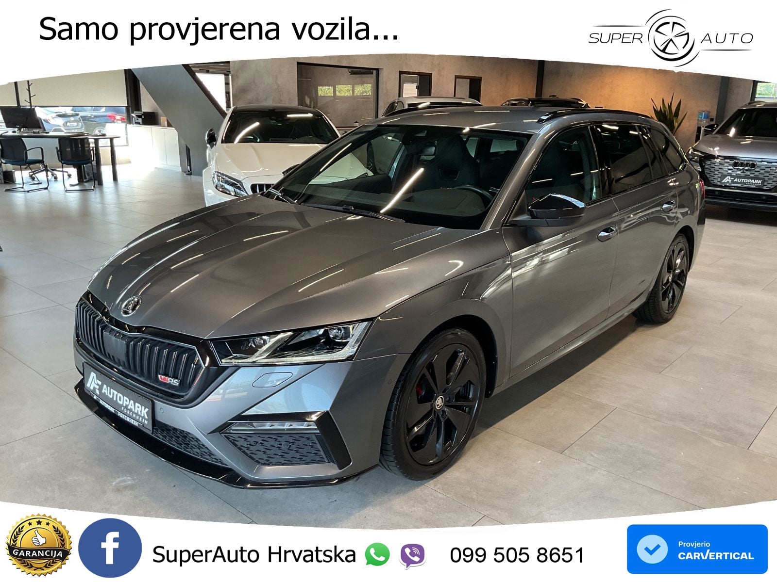 Škoda Octavia Combi RS 2.0 TDI (200 KS) DSG LED+GR SJED+ACC