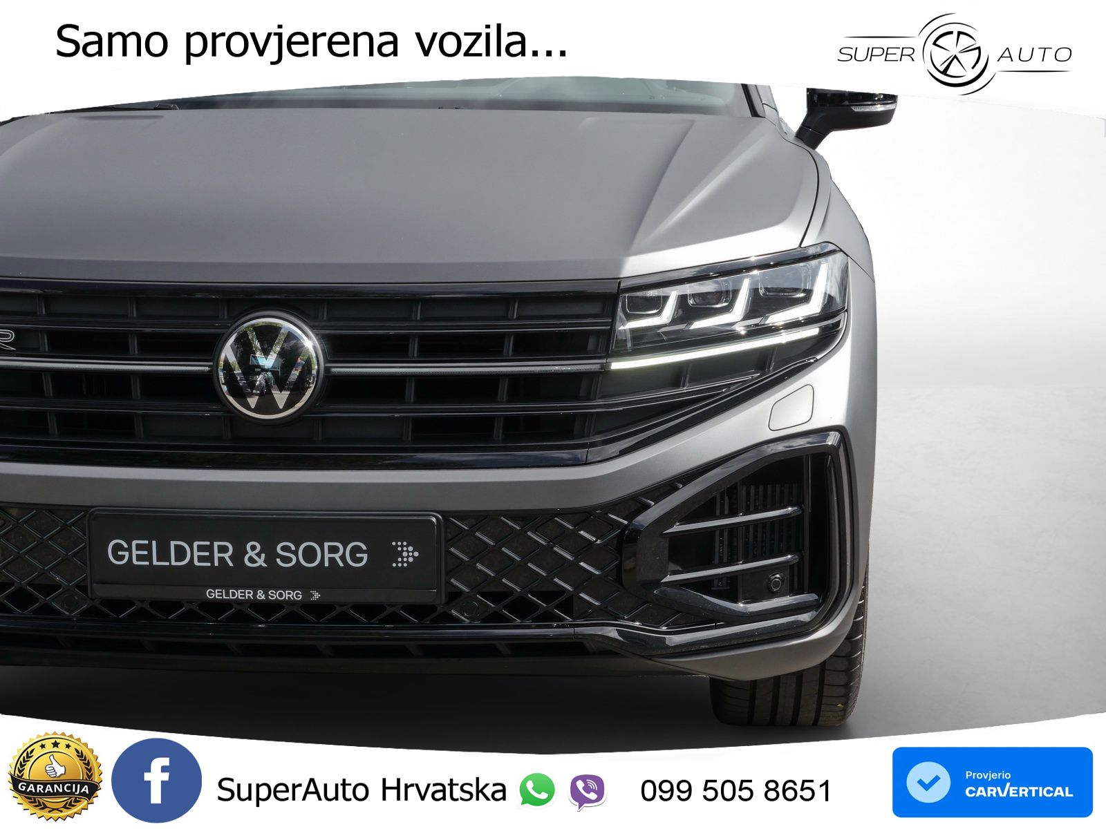 Volkswagen Touareg 3.0 V6 TFSI (340 KS) 4MOTION Tiptronic R-Line ZRAČNI+ACC+4xGR SJED+KAM