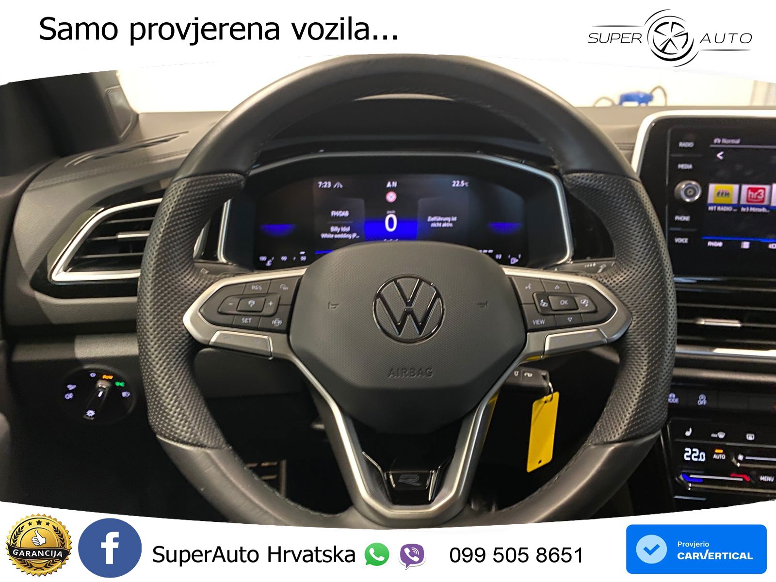 Volkswagen T-Roc 1.5 TSI (150 KS) R-Line LED+GR SJED+ACC