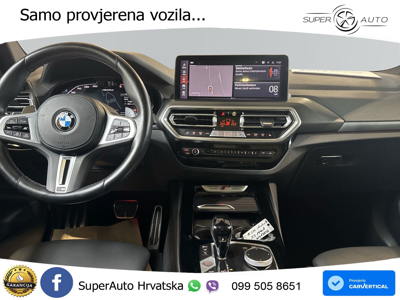 BMW X3 M40d xDrive Steptronic M Sport LED+GR SJED+ACC