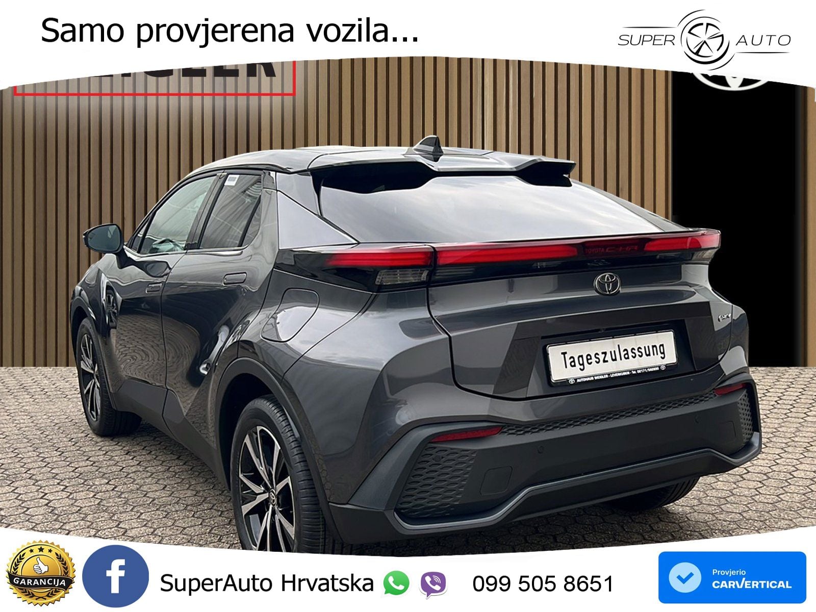 Toyota C-HR 1.8 (140 KS) Hybrid e-CVT Teamplayer LED+GR SJED+ACC