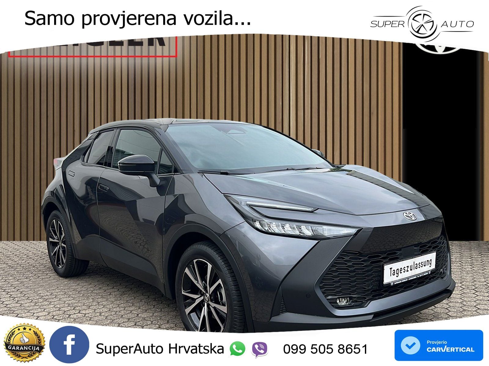 Toyota C-HR 1.8 (140 KS) Hybrid e-CVT Teamplayer LED+GR SJED+ACC