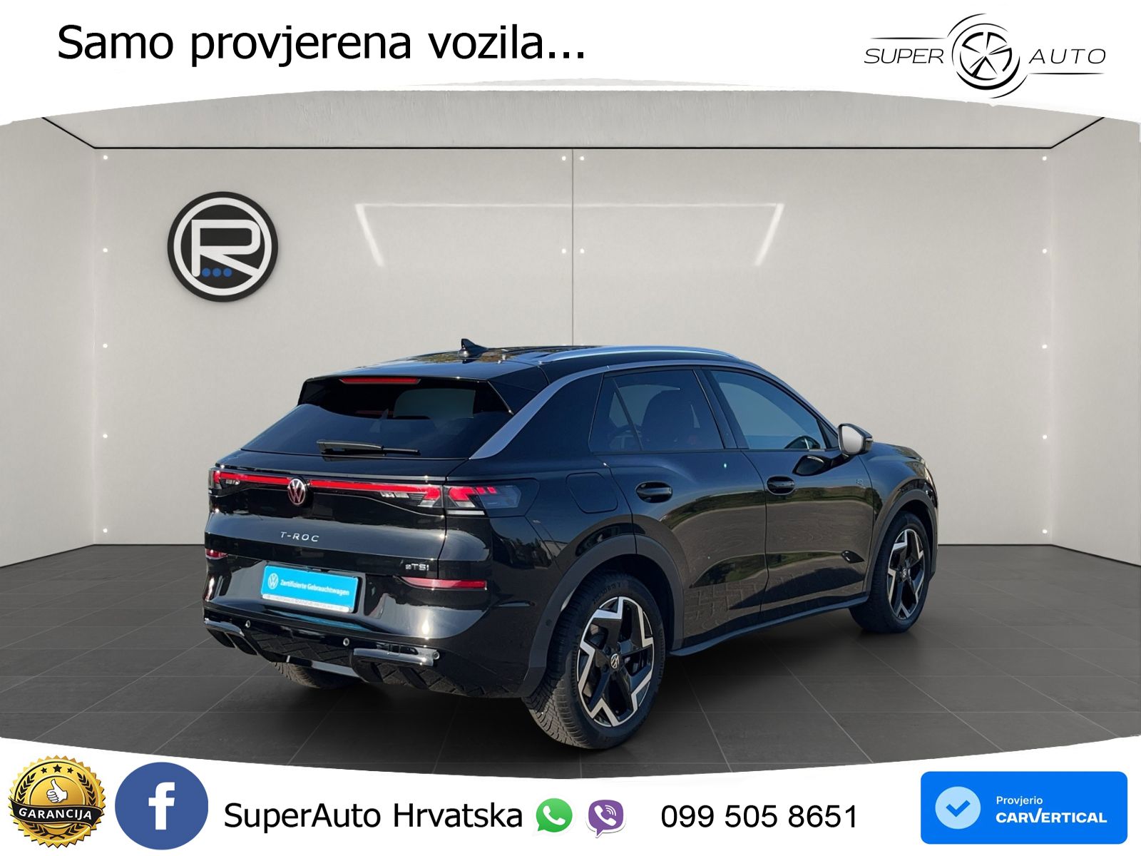 Volkswagen T-Roc 1.5 eTSI (150 KS)  DSG R-Line LED+GR SJED+ACC
