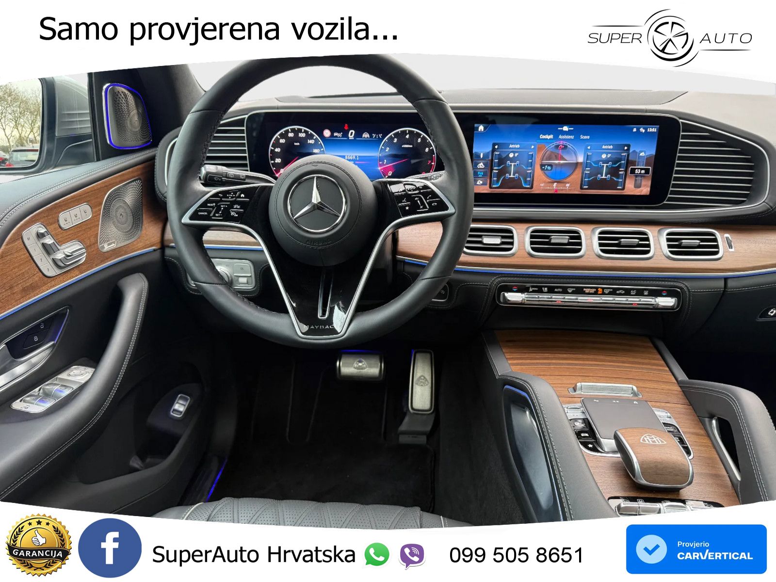 Mercedes Maybach GLS 600 V8 (557 KS) EQ Boost 4MATIC 9G-TRONIC ACC+HEAD+4xGR SJED+360+PANO