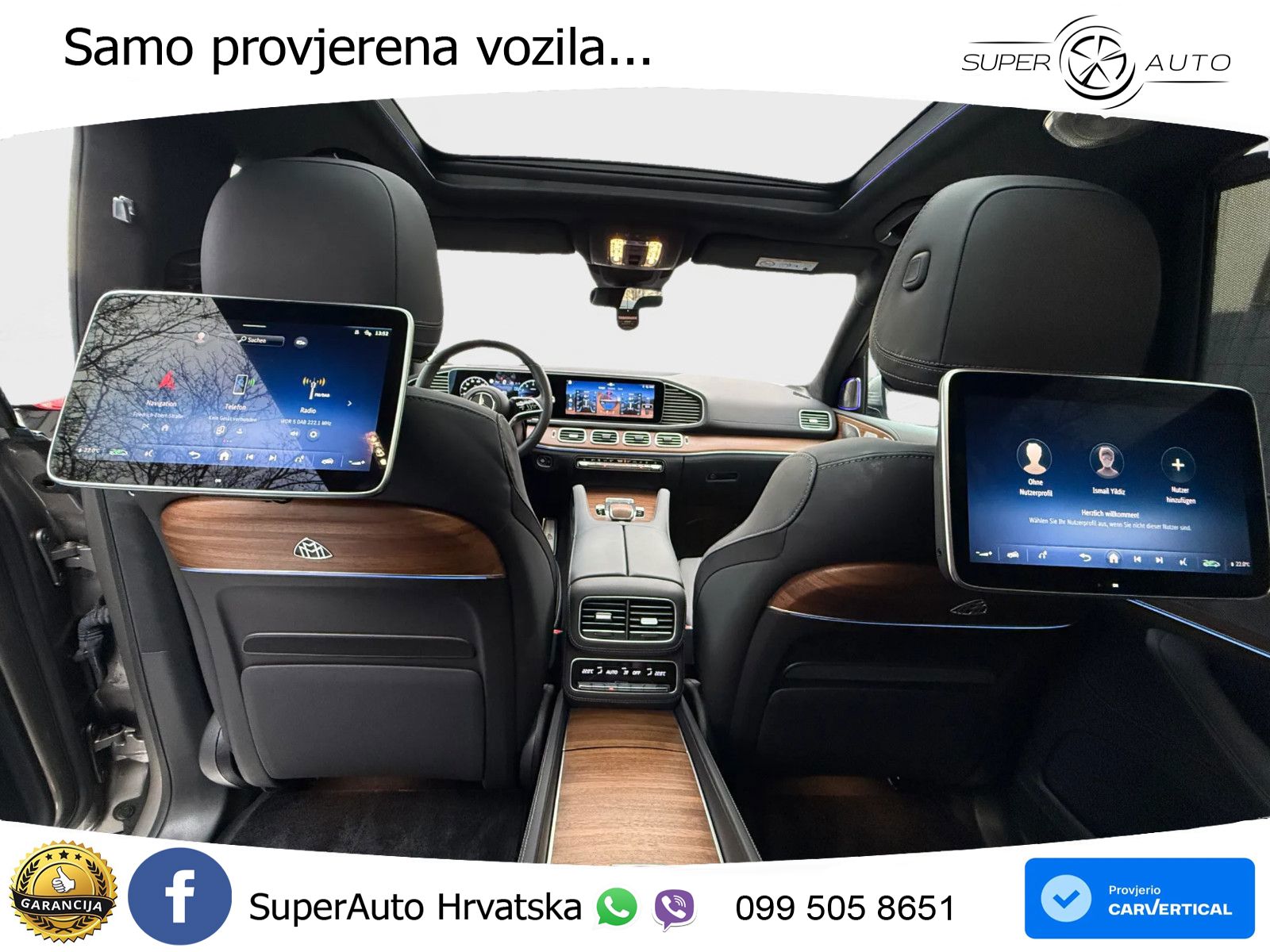 Mercedes Maybach GLS 600 V8 (557 KS) EQ Boost 4MATIC 9G-TRONIC ACC+HEAD+4xGR SJED+360+PANO