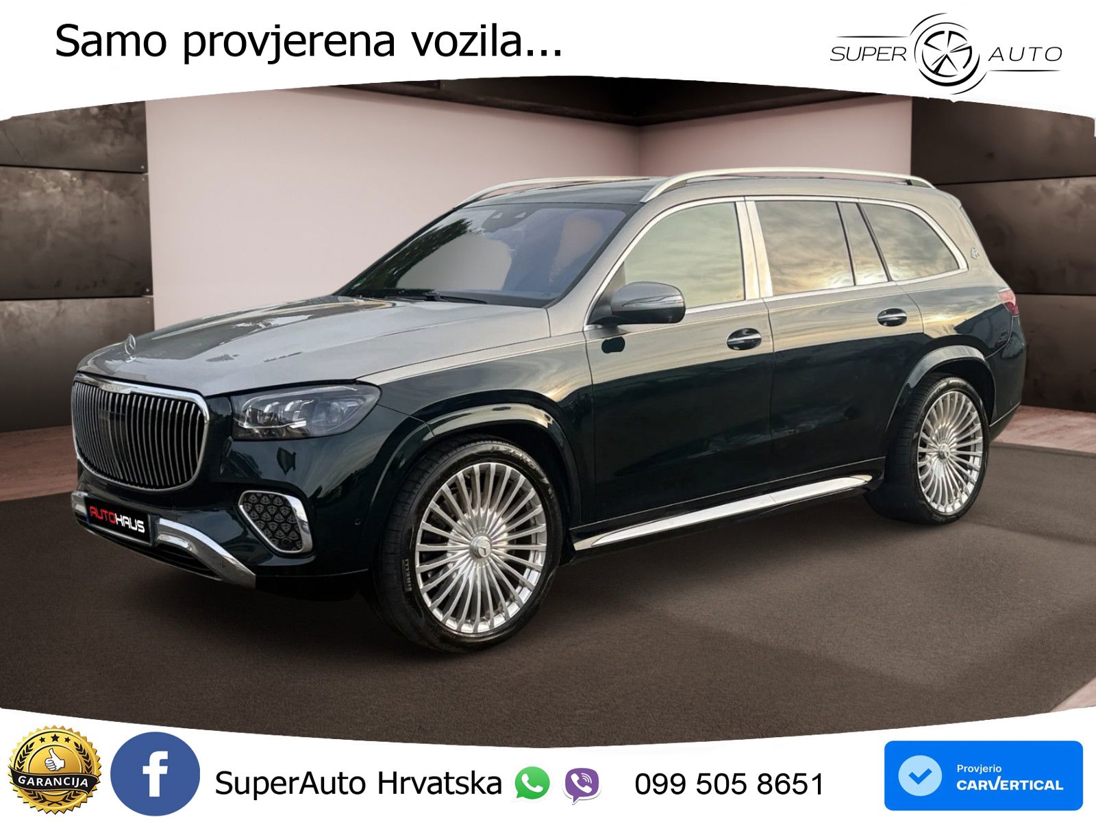 Mercedes Maybach GLS 600 V8 (557 KS) EQ Boost 4MATIC 9G-TRONIC ACC+HEAD+4xGR SJED+360+PANO