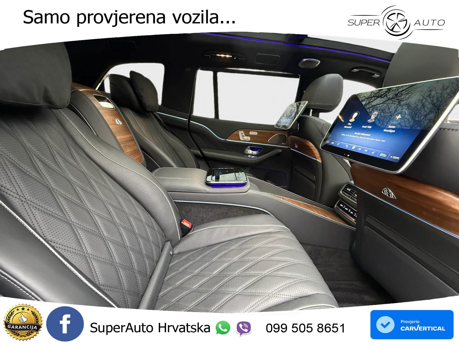 Mercedes Maybach GLS 600 V8 (557 KS) EQ Boost 4MATIC 9G-TRONIC ACC+HEAD+4xGR SJED+360+PANO