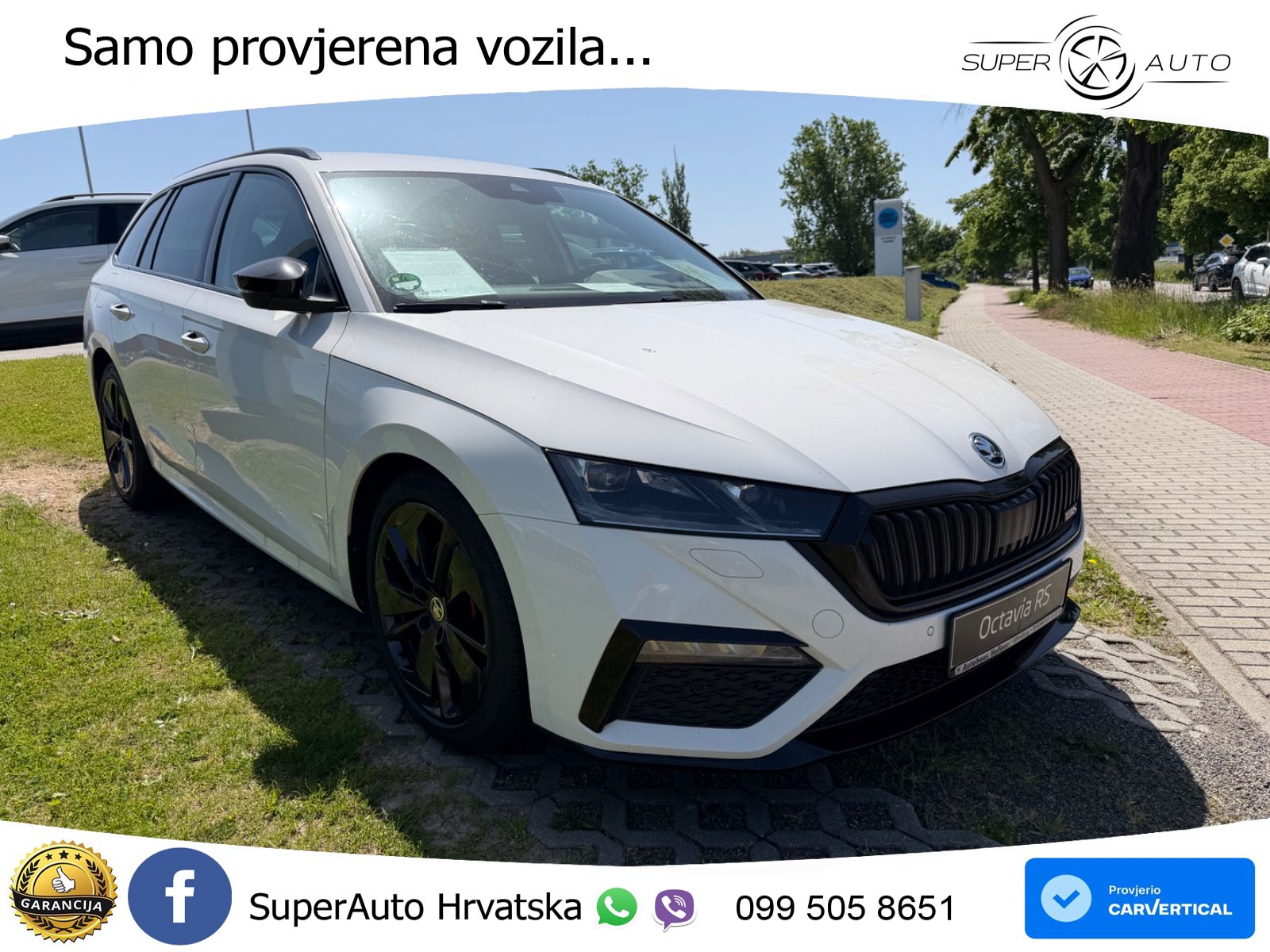Škoda Octavia Combi RS 2.0 TDI (200 KS) 4x4 DSG LED+GR SJED+ACC