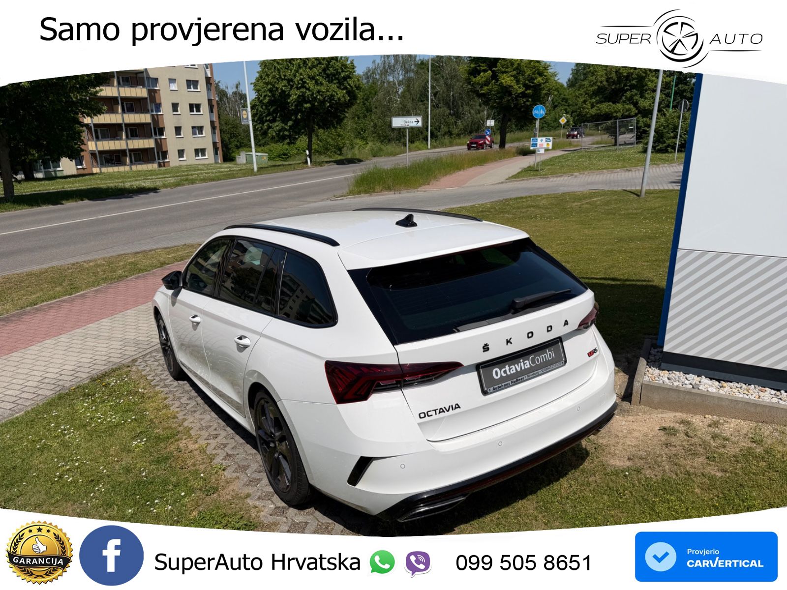 Škoda Octavia Combi RS 2.0 TDI (200 KS) 4x4 DSG LED+GR SJED+ACC