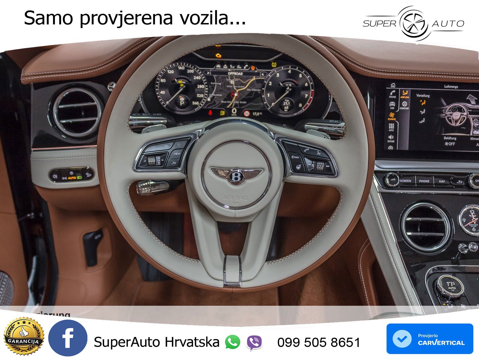 Bentley Continental GTC III 4.0 V8 (550 KS) AWD DCT ZRAČNI+ACC+4xGR SJED+360