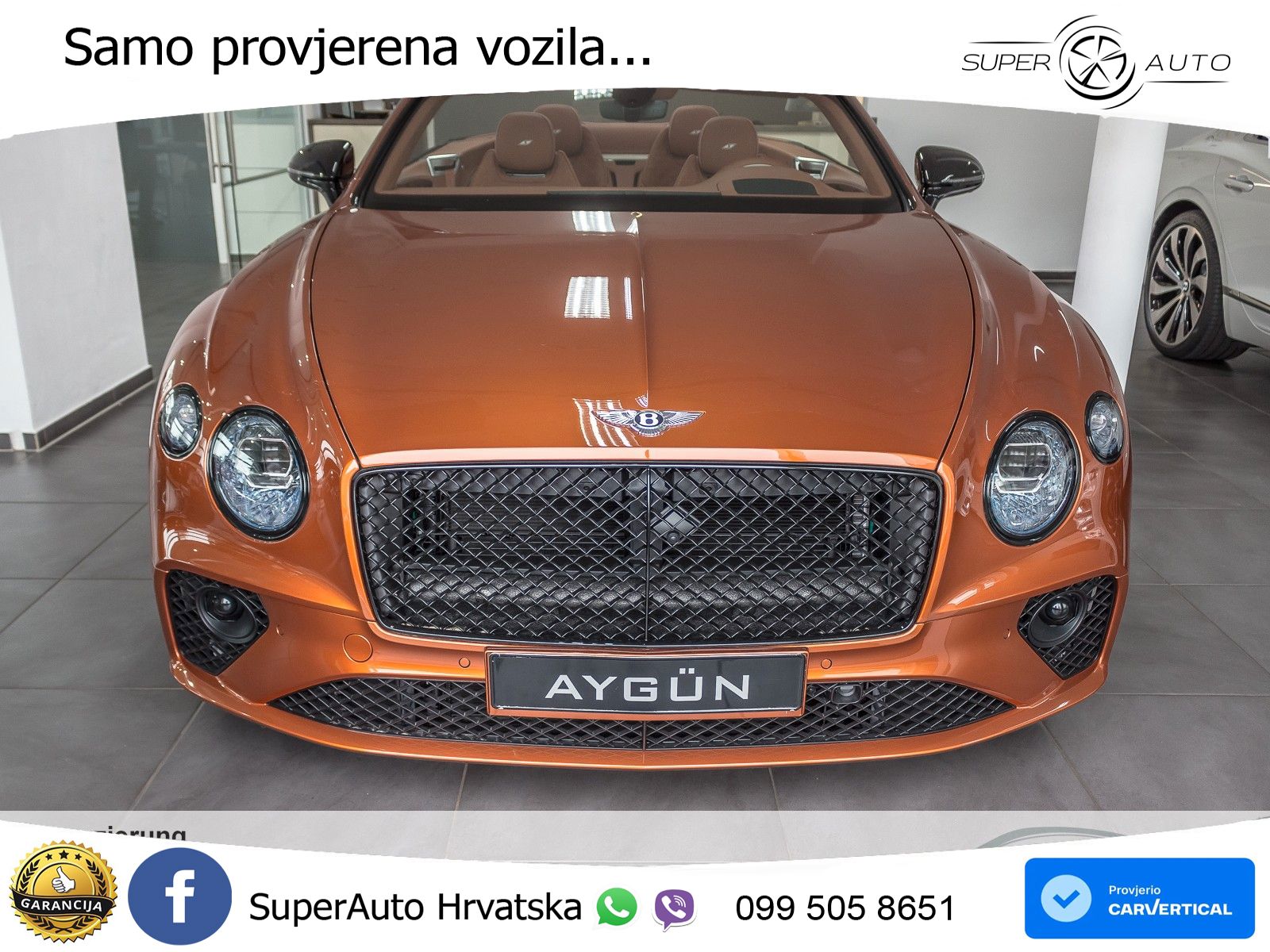 Bentley Continental GTC III 4.0 V8 (550 KS) AWD DCT ZRAČNI+ACC+4xGR SJED+360
