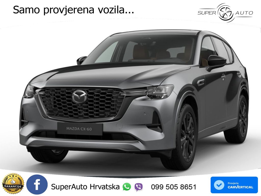 Mazda CX-60 3.3 e-Skyactiv D (254 KS) AWD Automatic LED+GR SJED+ACC