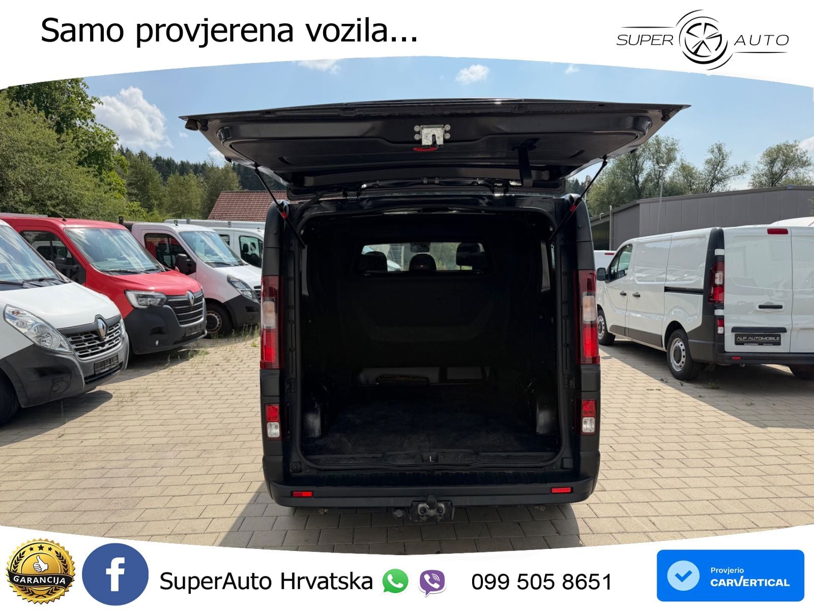 Renault Trafic Kasten 5-Sitze AUTOMATIK*AHK*KLIMA*KAMERA 150 KS