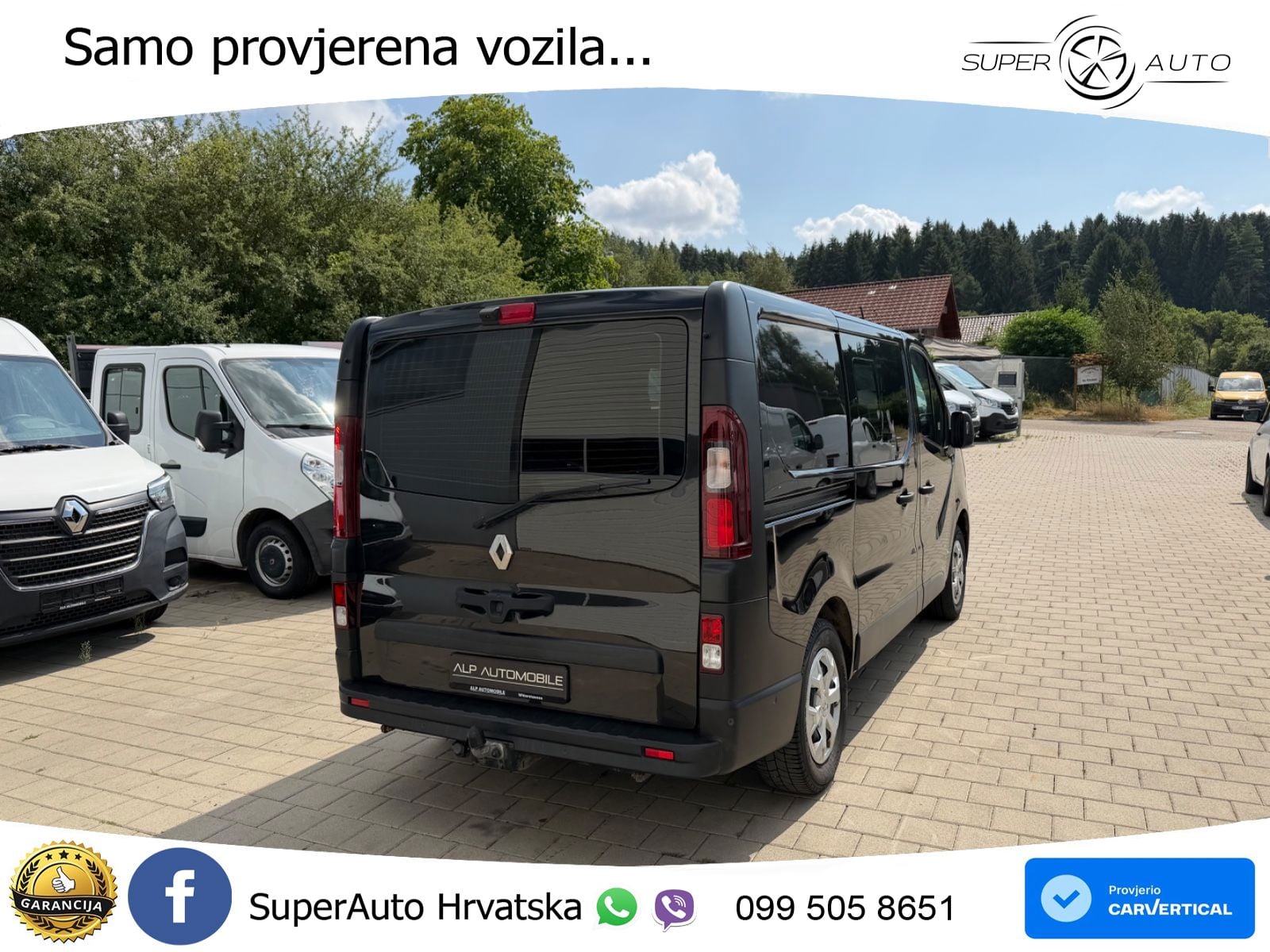 Renault Trafic Kasten 5-Sitze AUTOMATIK*AHK*KLIMA*KAMERA 150 KS