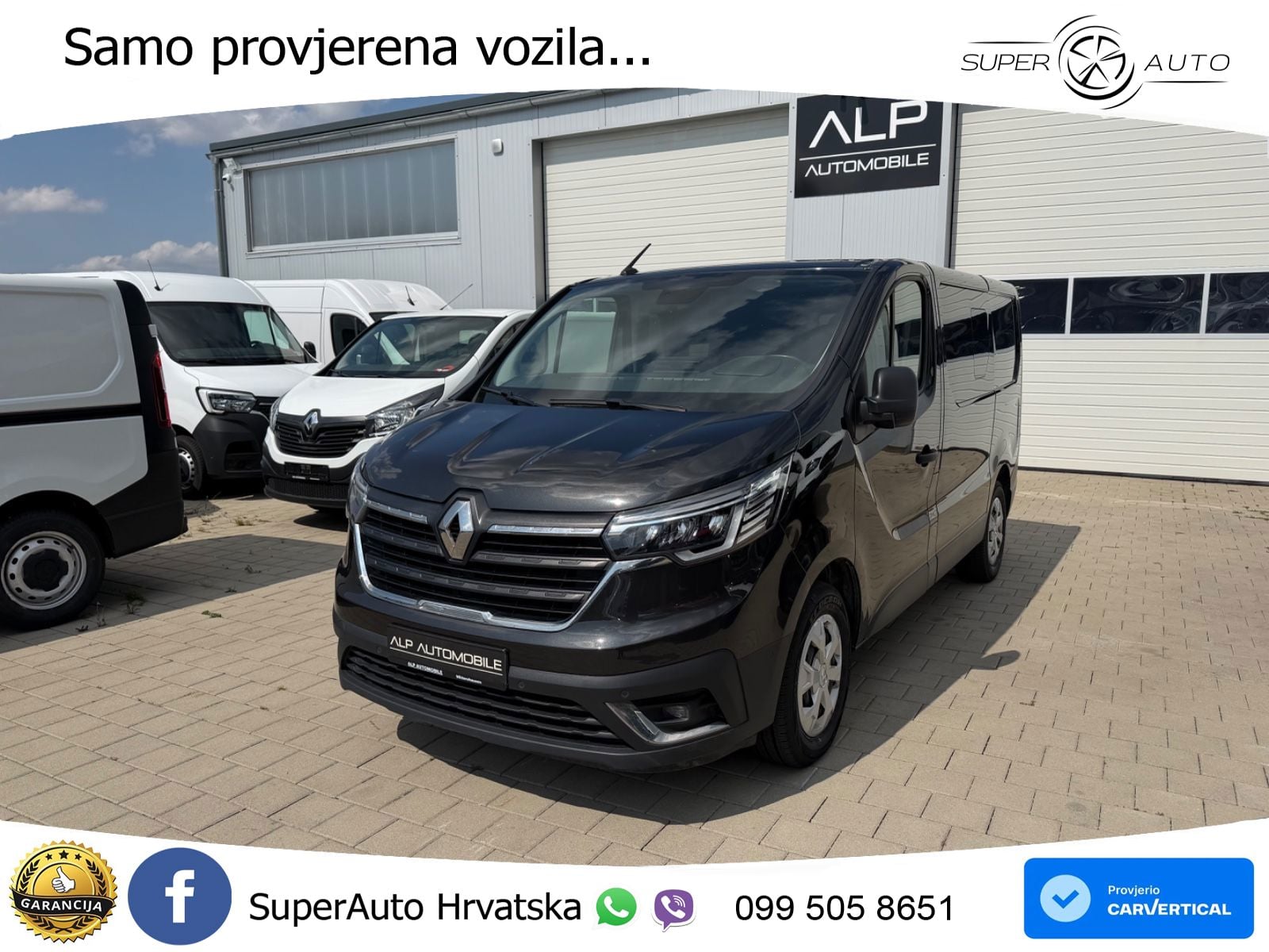 Renault Trafic Kasten 5-Sitze AUTOMATIK*AHK*KLIMA*KAMERA 150 KS