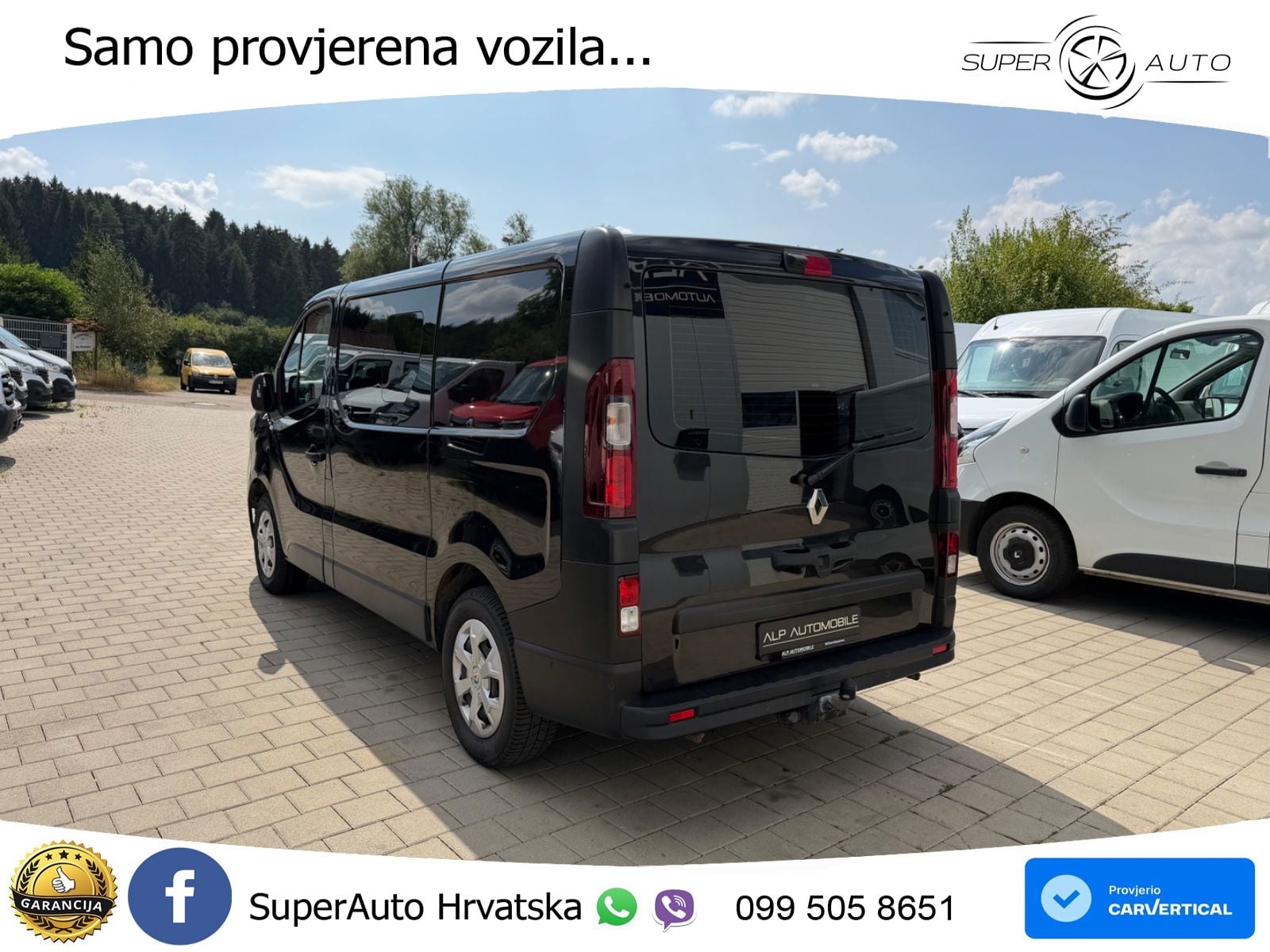 Renault Trafic Kasten 5-Sitze AUTOMATIK*AHK*KLIMA*KAMERA 150 KS