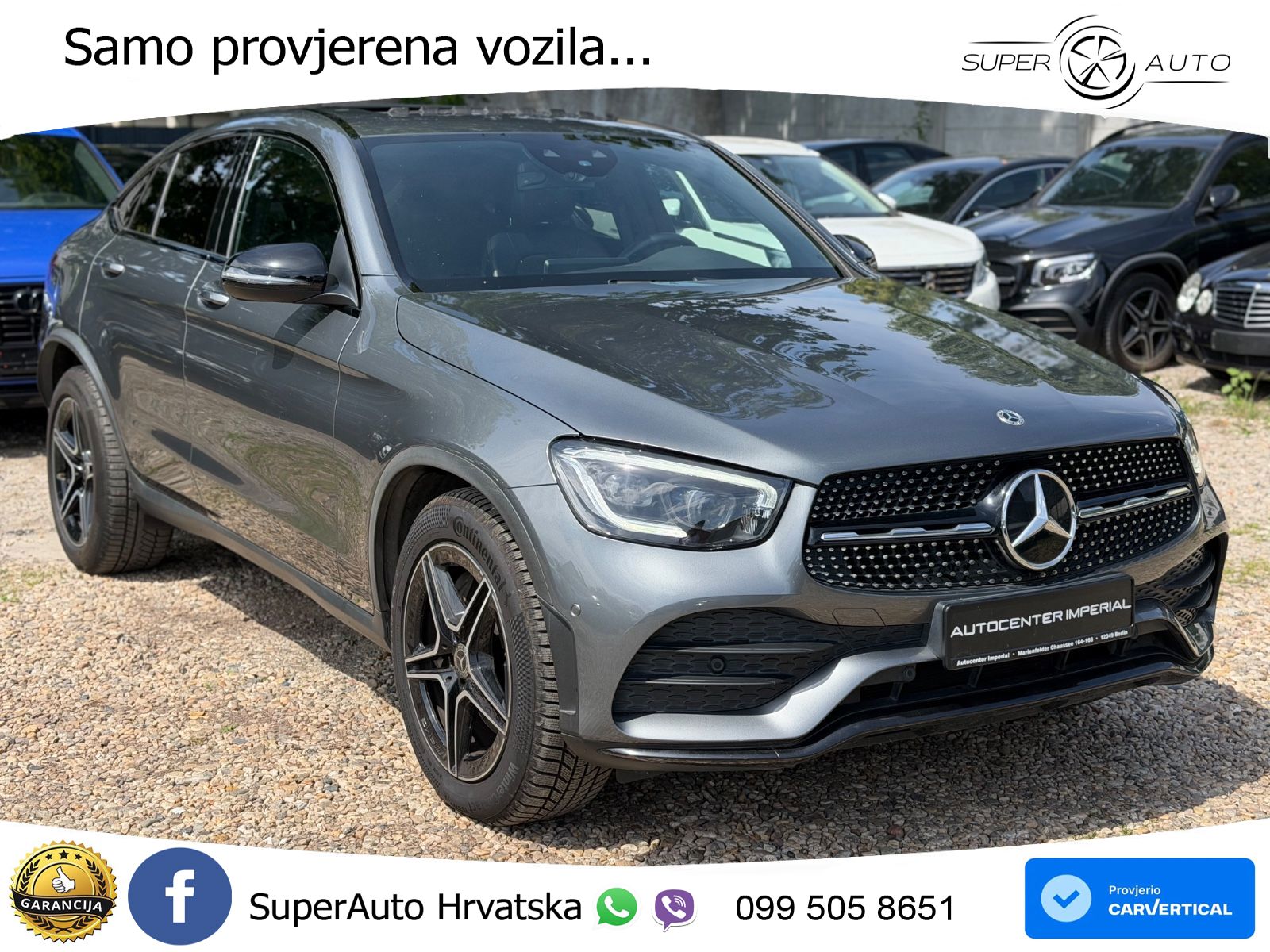Mercedes GLC Coupe 220d (194 KS) 4MATIC G-TRONIC AMG LED+GR SJED+ACC