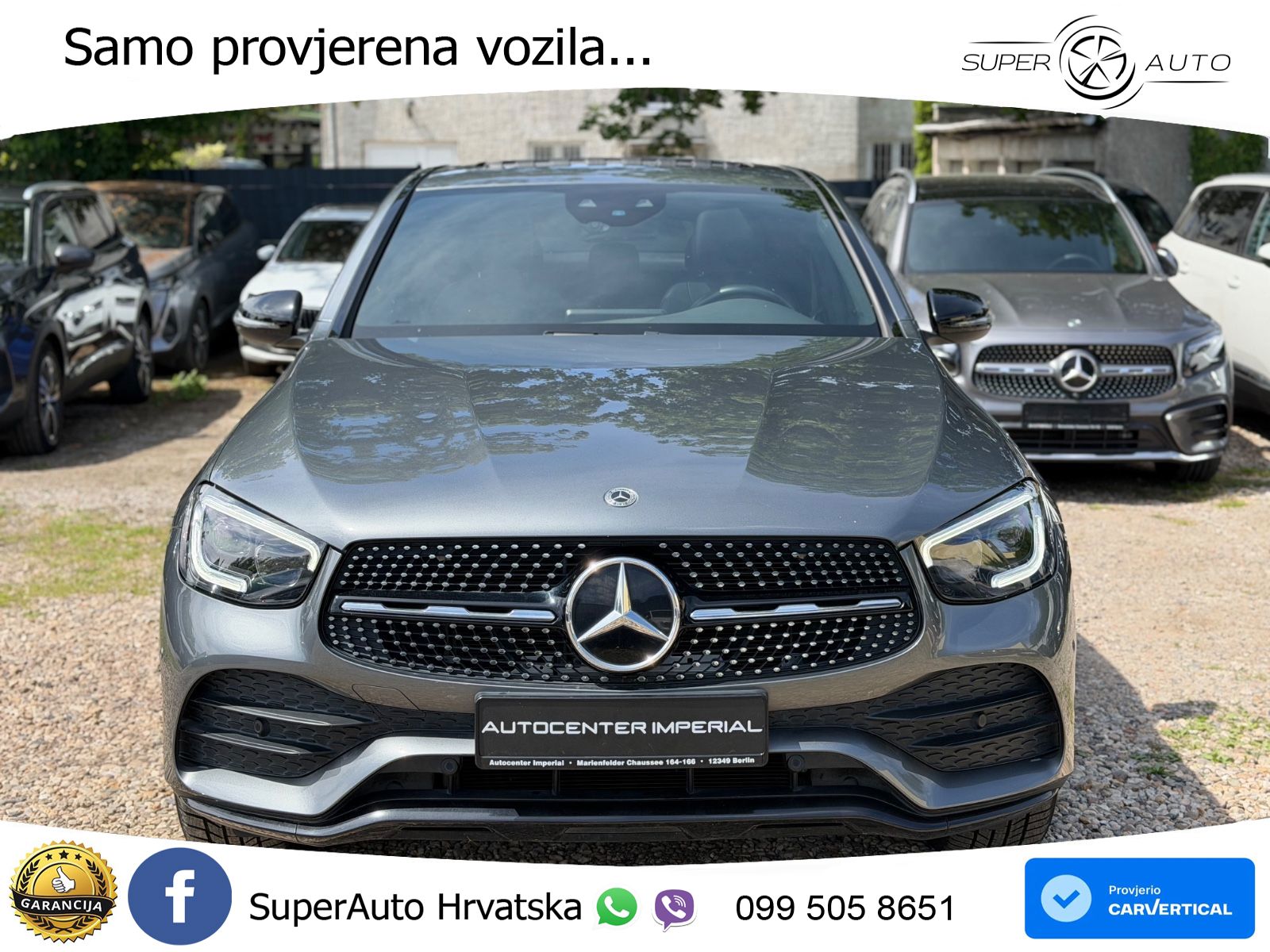 Mercedes GLC Coupe 220d (194 KS) 4MATIC G-TRONIC AMG LED+GR SJED+ACC