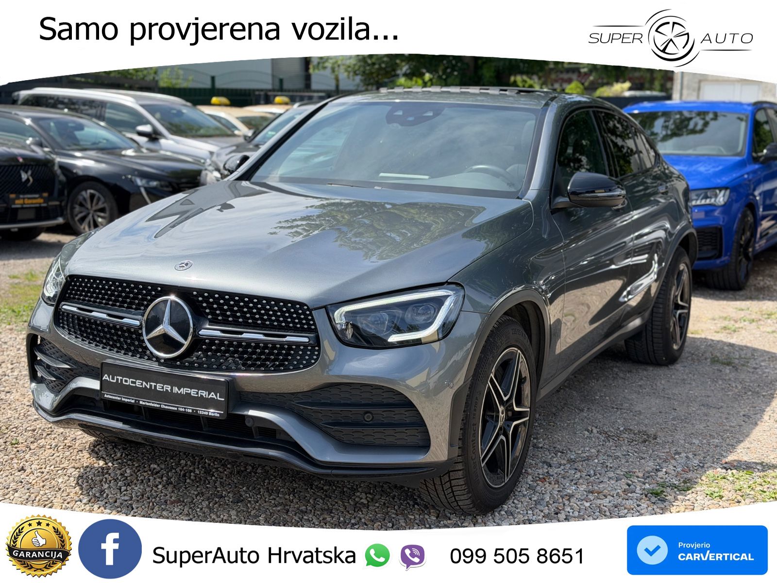 Mercedes GLC Coupe 220d (194 KS) 4MATIC G-TRONIC AMG LED+GR SJED+ACC