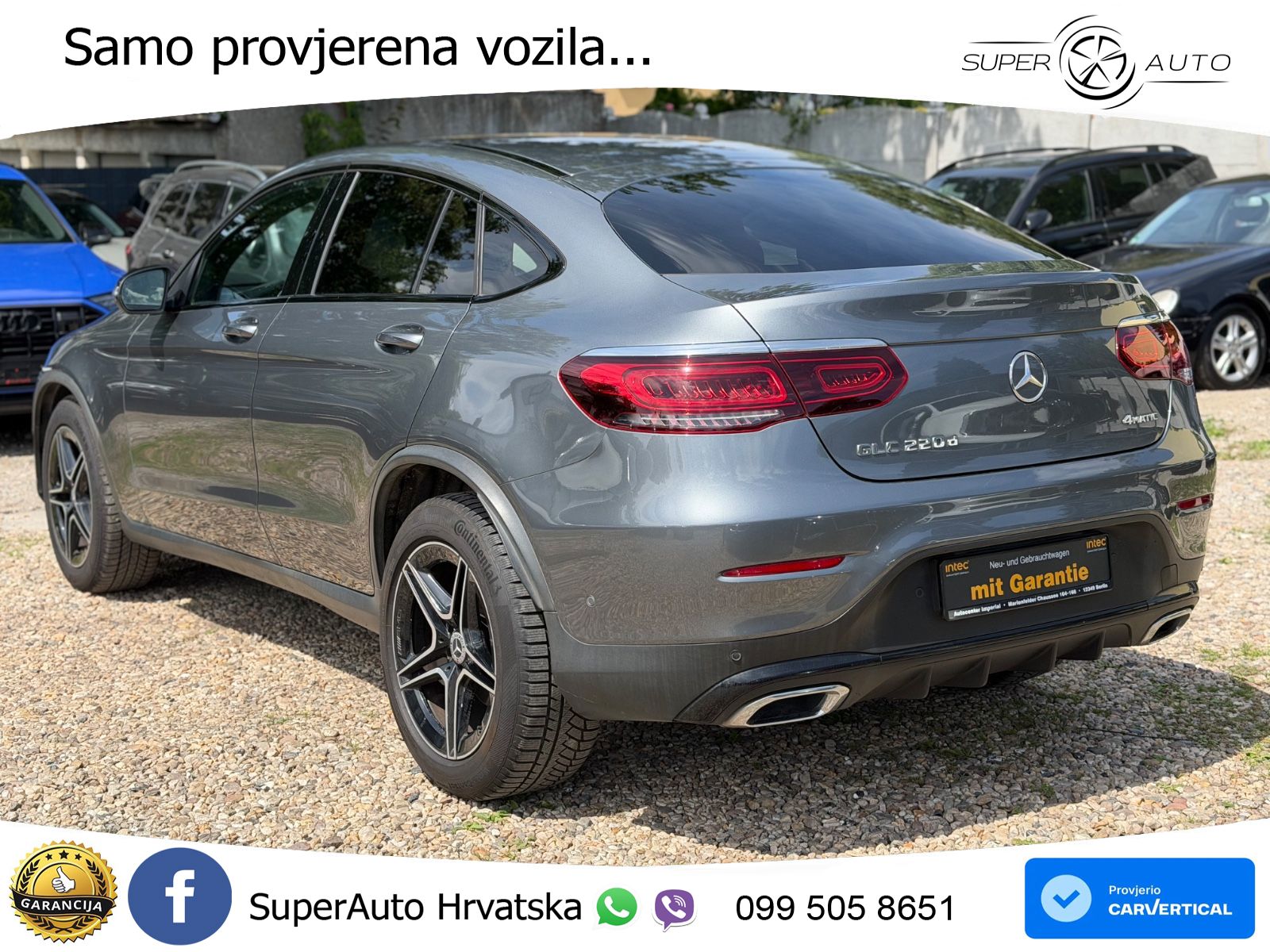 Mercedes GLC Coupe 220d (194 KS) 4MATIC G-TRONIC AMG LED+GR SJED+ACC