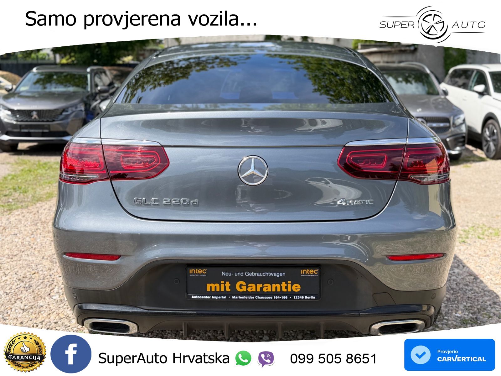 Mercedes GLC Coupe 220d (194 KS) 4MATIC G-TRONIC AMG LED+GR SJED+ACC