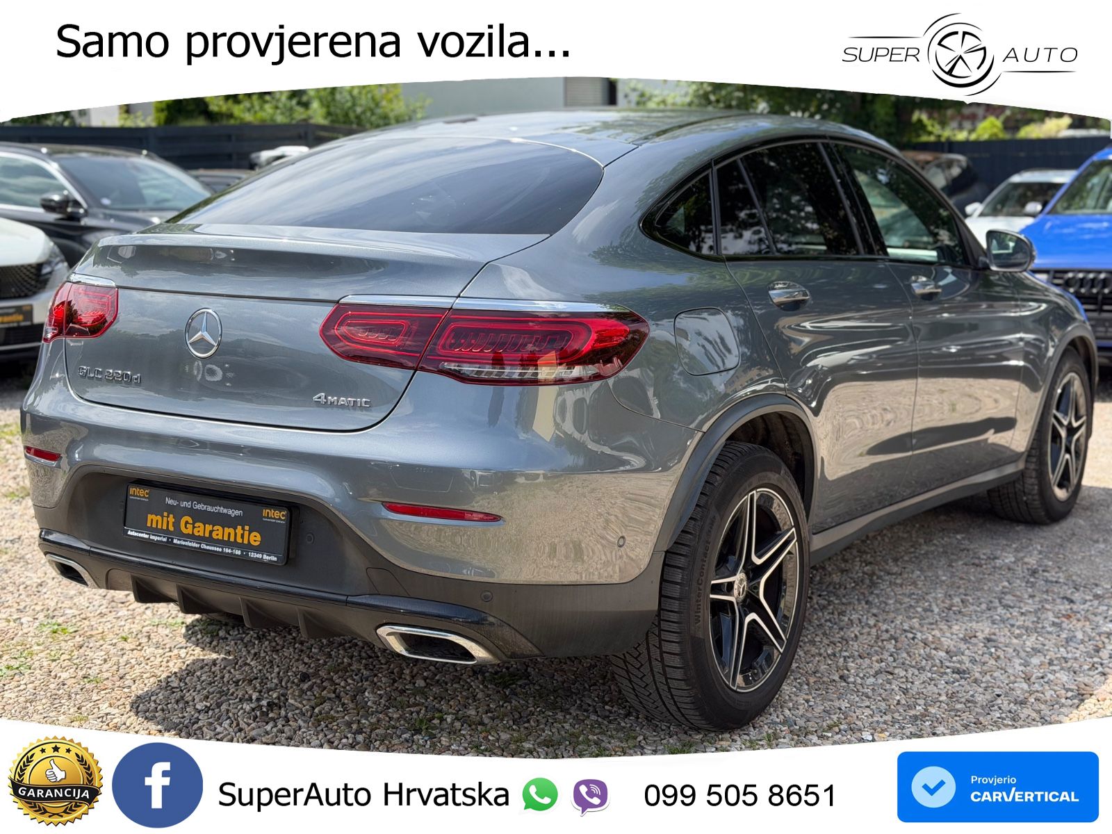 Mercedes GLC Coupe 220d (194 KS) 4MATIC G-TRONIC AMG LED+GR SJED+ACC