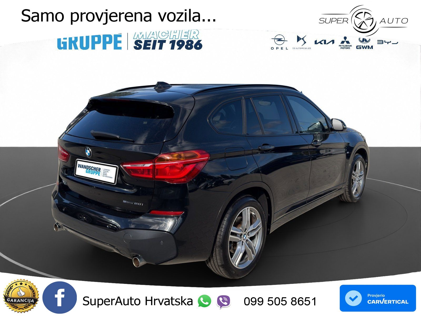 BMW X1 20i (192 KS) Steptronic M Sport LED+GR SJED+ACC