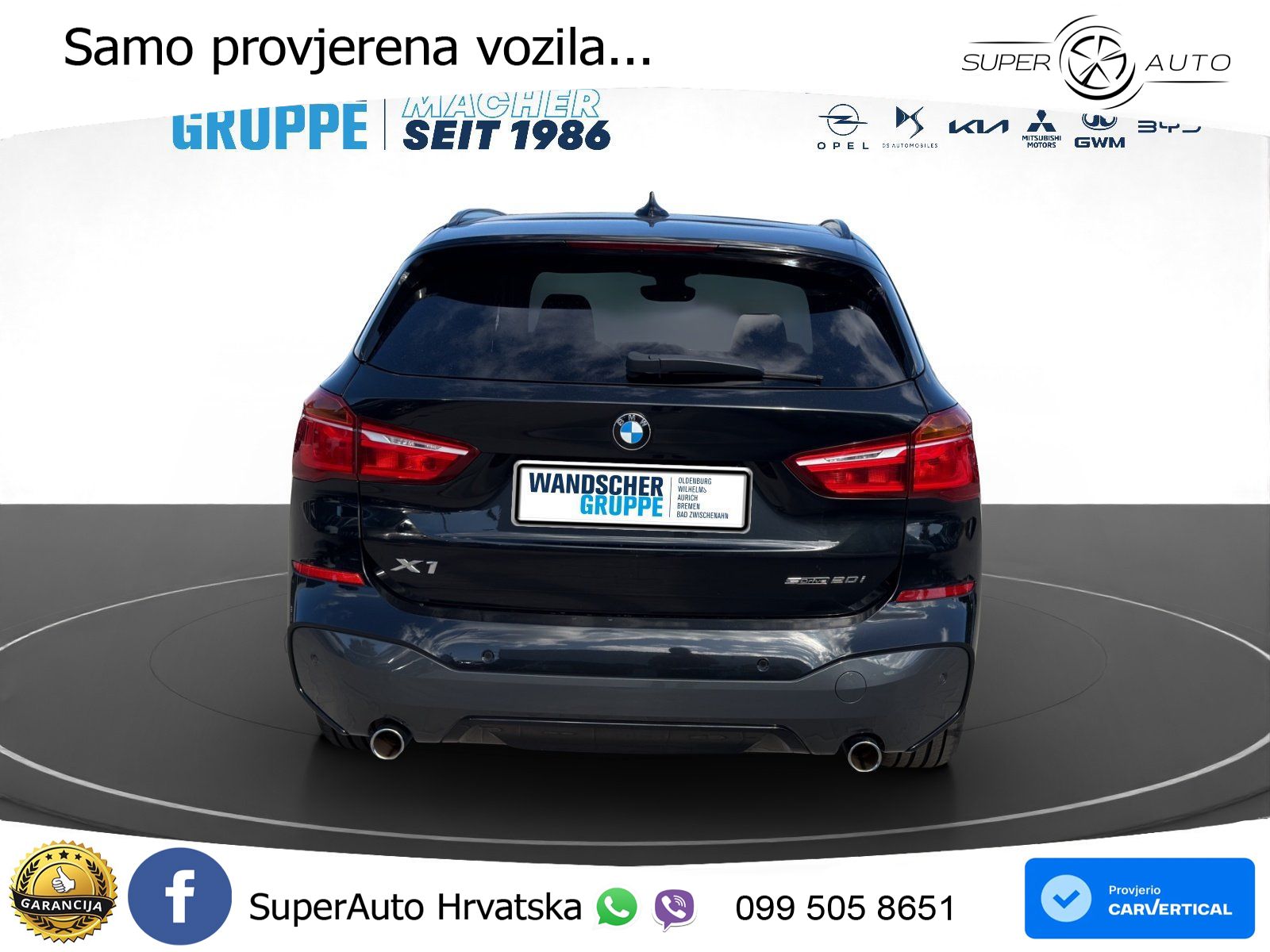 BMW X1 20i (192 KS) Steptronic M Sport LED+GR SJED+ACC