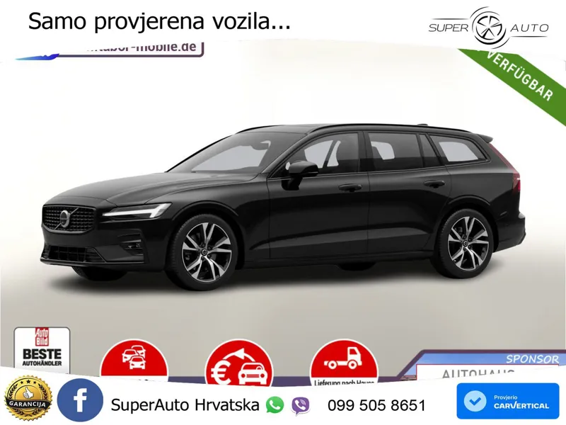 Volvo V60 2.0 B4 Benzin DCT LED+GR SJED+ACC