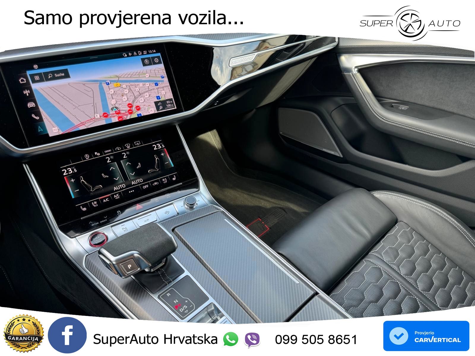 Audi RS6 Avant 4.0 TFSI V8 performance (630 KS)  quattro tiptronic LED+GR SJED+ACC