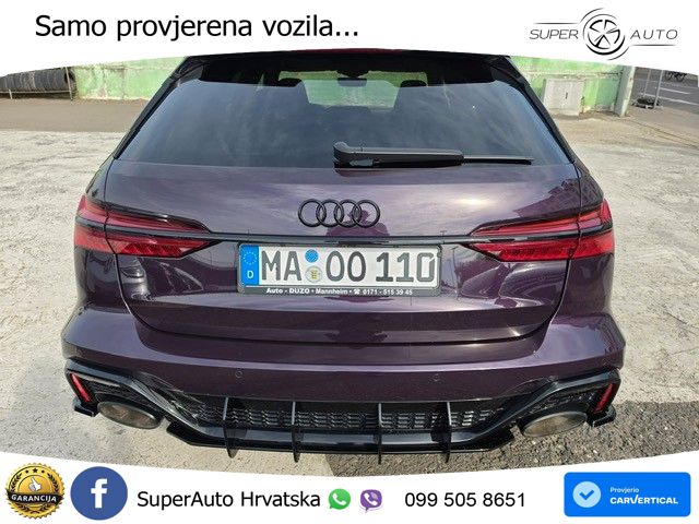 Audi RS6 Avant 4.0 TFSI V8 performance (630 KS)  quattro tiptronic LED+GR SJED+ACC