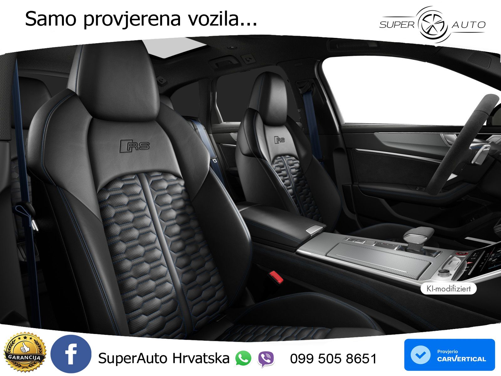 Audi RS6 Avant 4.0 TFSI V8 performance (630 KS)  quattro tiptronic ZRAČNI+ACC+GR SJED+KAM+PANO