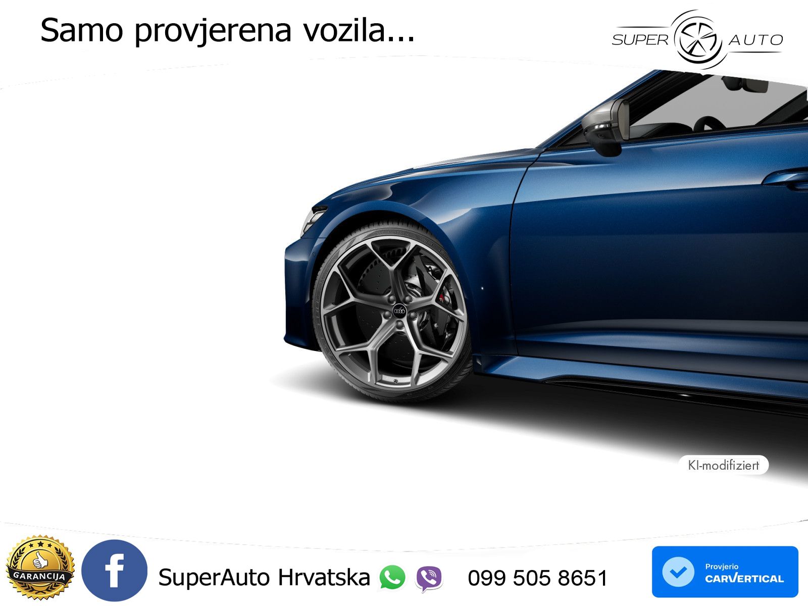 Audi RS6 Avant 4.0 TFSI V8 performance (630 KS)  quattro tiptronic ZRAČNI+ACC+GR SJED+KAM+PANO